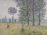 Claude Monet Fields in Spring oil painting reproduction